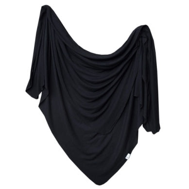 Knit Swaddle Blanket - Midnight
