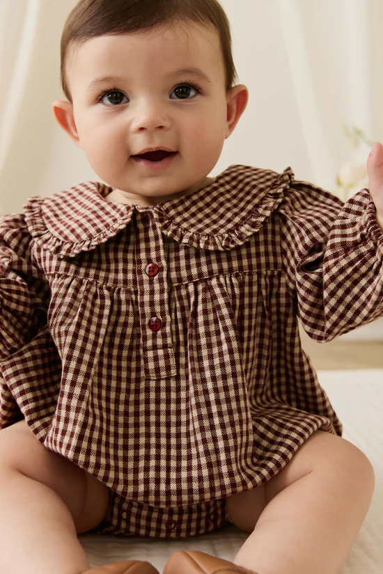 Elowen Playsuit - Cinna Gingham