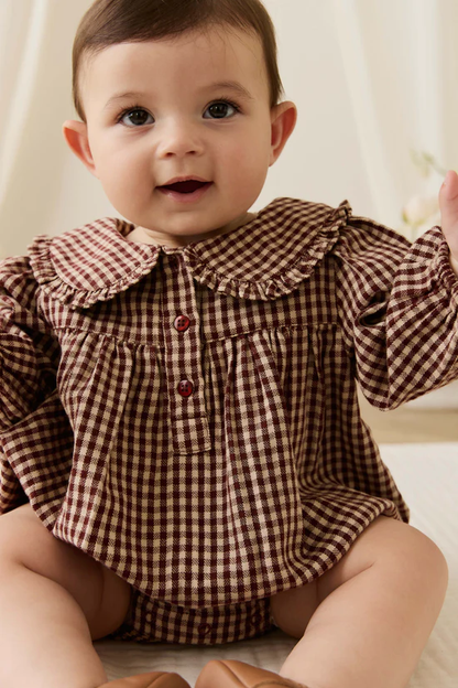 Elowen Playsuit - Cinna Gingham