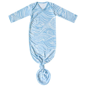 Surf Newborn Knotted Gown