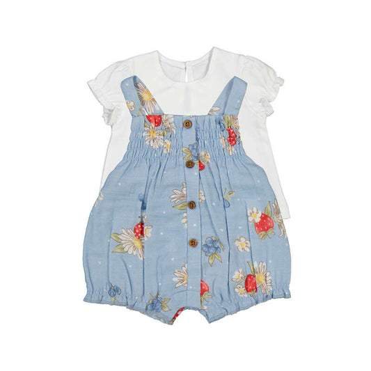 Mayoral - Girls Overall Set- Berry