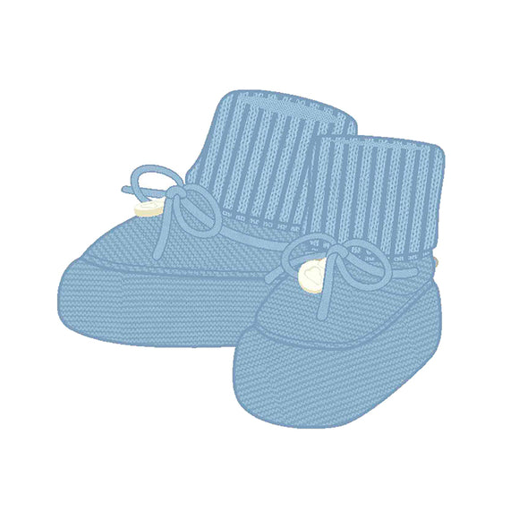Mayoral - Knit Booties - Blue