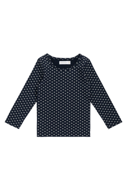 Top LS - Lisa Petite Indigo