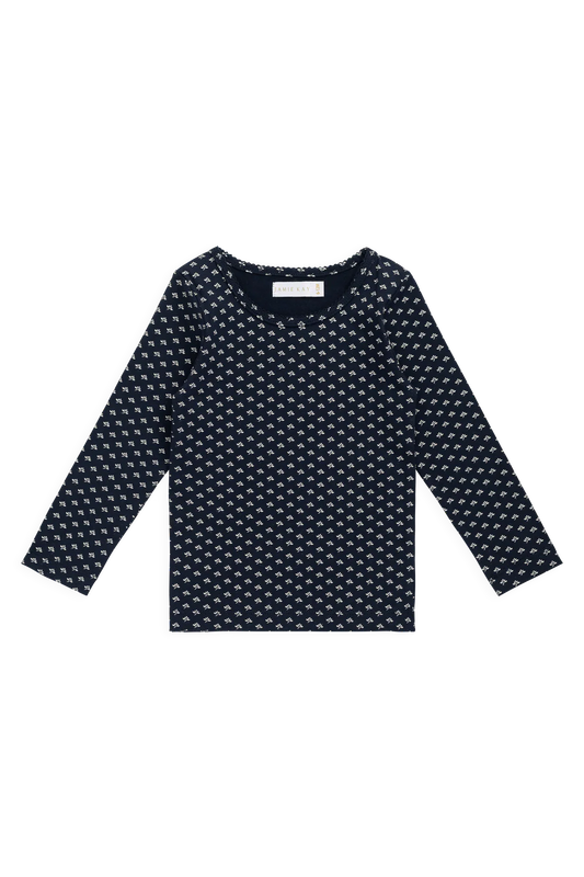 Top LS - Lisa Petite Indigo