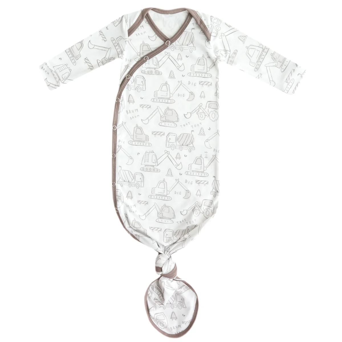 Newborn Knotted Gown - Gage