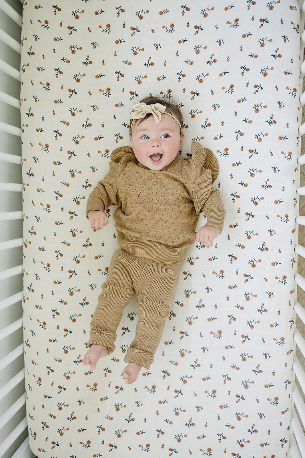 Organic Cotton Knit Leggings - Toffee