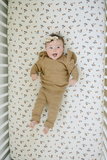 Mebie Baby - Organic Cotton Knit Leggings - Toffee