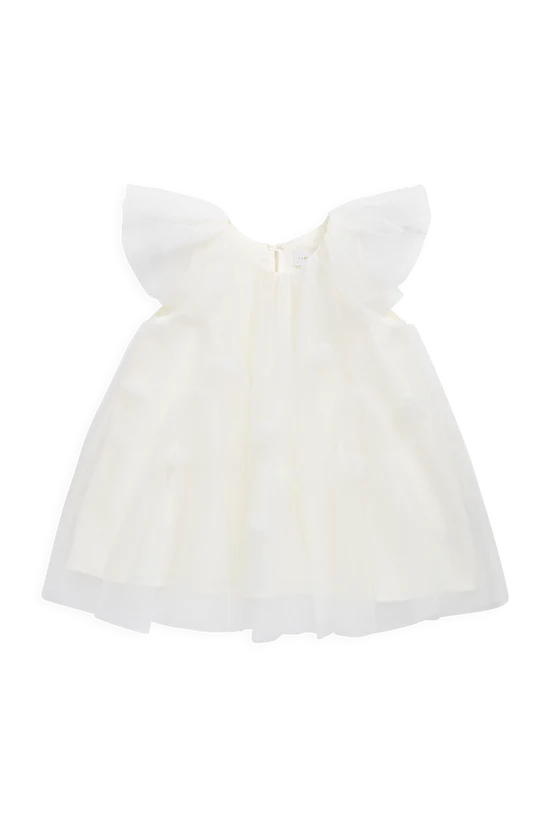 Rhea Tulle Dress - Parchment