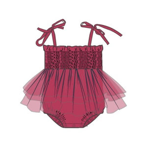 Angel Dear - Ribbed Tutu Bubble - Rose Bud