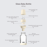 Glass Bottle Set 4oz Silicone