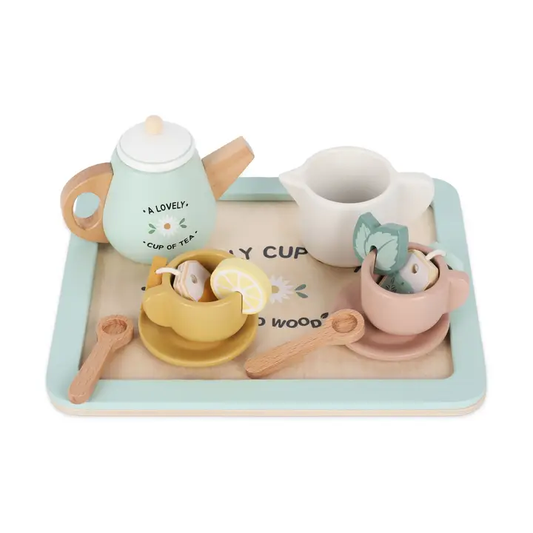 Wooden Tea Set