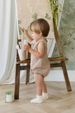 Bentley Playsuit - Cocoa Check