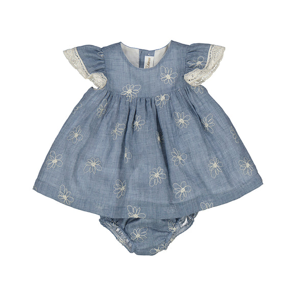 Denim Dress with Bloomers - Daisy