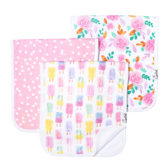 Summer Burp Cloth Set-3 pack