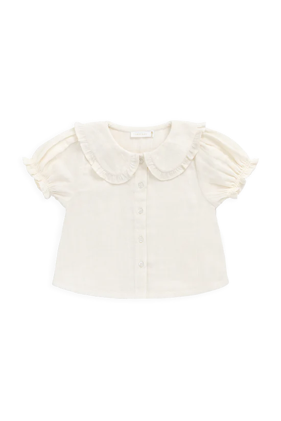 Muslin Bowie Blouse - Parchment