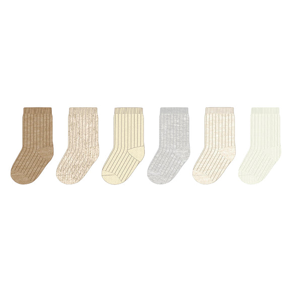 Mayoral - Set of 6 Socks - Neutrals