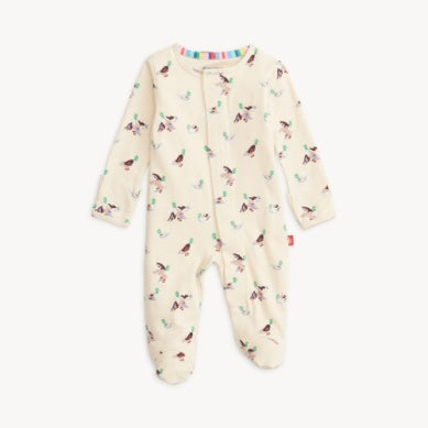Magnetic Me - Quack Me Up Organic Cotton Footie