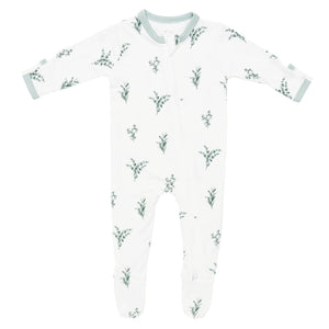 Kyte Baby - Zippered Footie - Eucalyptus