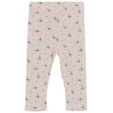 En Fant - Pointelle Leggings - Rose Floral