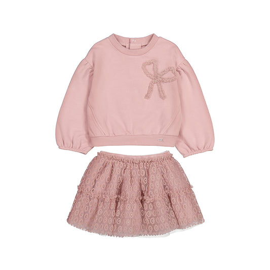Mayoral - Tulle Skirt Set - Crystal