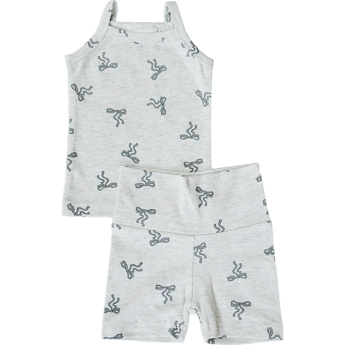 Bow Tank Biker Short Set