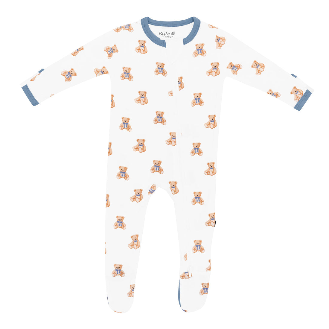 Zippered Footie in Bear