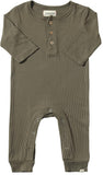 Mason Ribbed Romper - Army