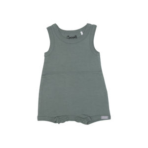 Modal Tank Romper - Lily Pad