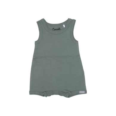 Modal Tank Romper - Lily Pad