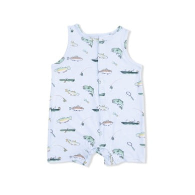 Angel Dear - Sleeveless Romper - Fish