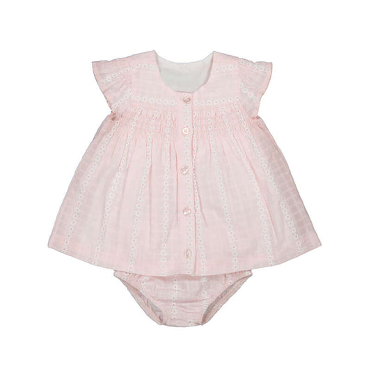 Mayoral - Baby Dress - Chiffon Rose
