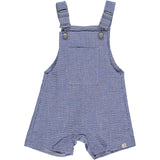 Galleon Overalls - Navy Seersucker