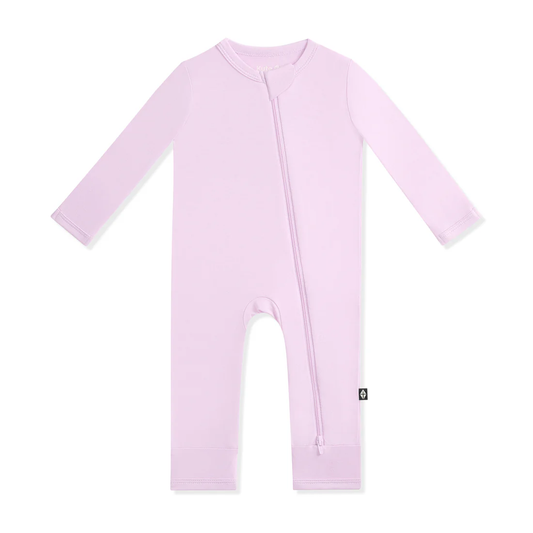 Zippered Romper in Thistle