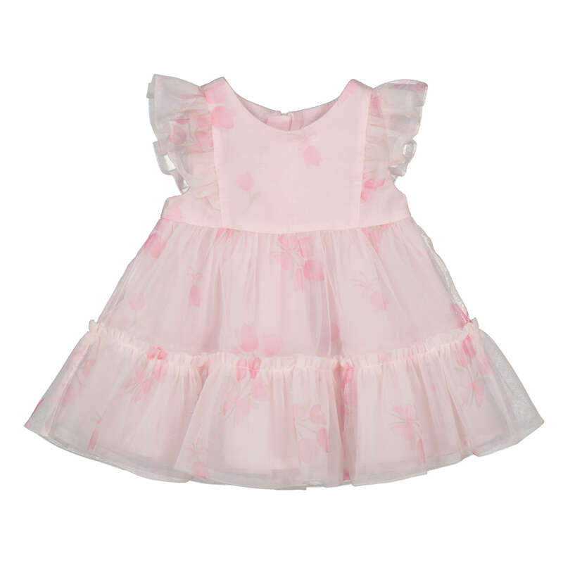 Mayoral - Tulle Dress - Baby Rose