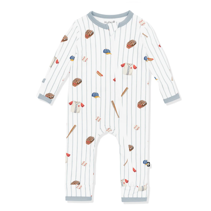 Zippered Romper in Home Run
