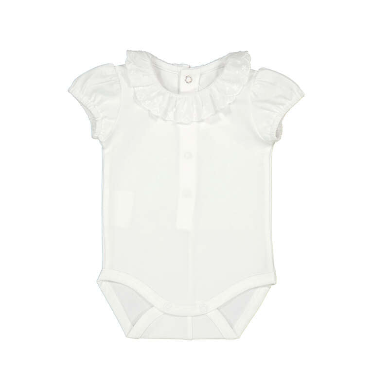Mayoral - Collared Bodysuit - White