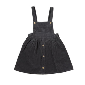 Pinafore in Charcoal Blue