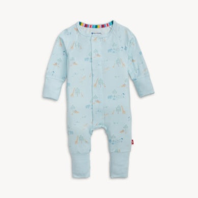 Serene Safari Modal Conv Coverall - Blue