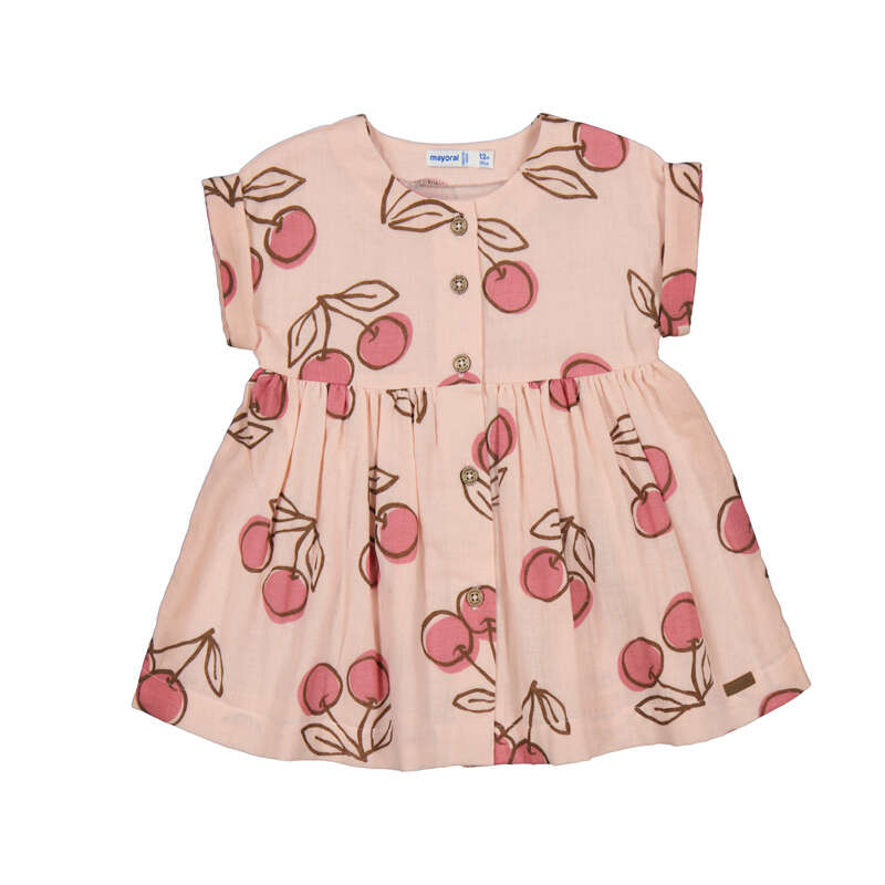 Mayoral - Cotton Dress - Cherry