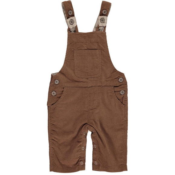 Me & Henry Harrison Cord Overalls in Brown