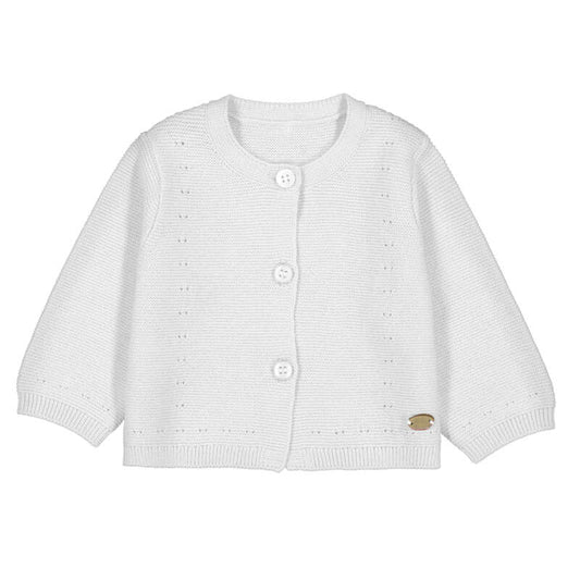 Mayoral - Knit Cardigan - White