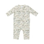 Angel Dear - French Terry Uni Romper - Artsy Dinos