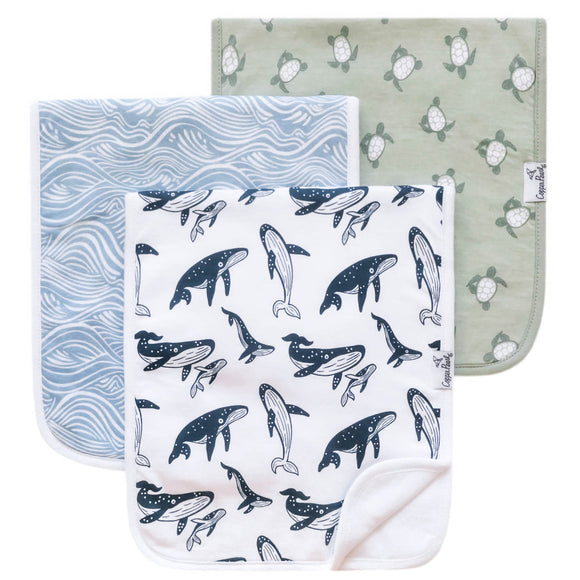 Cove Burp Cloth Set-(3 pack)