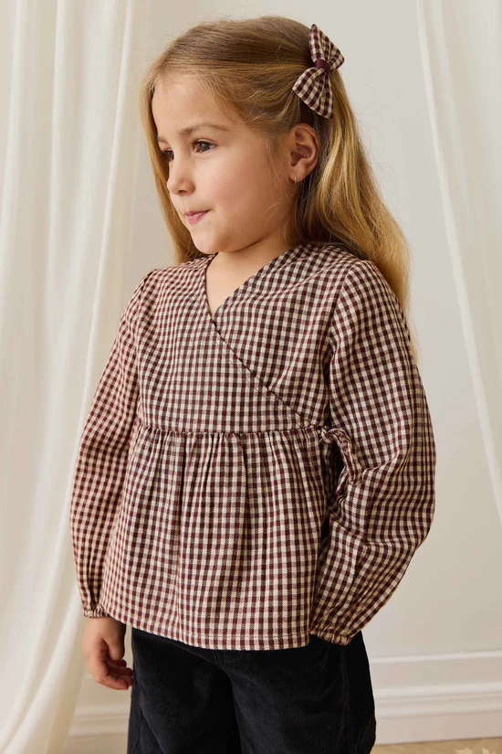 Imani Blouse – Cinna Gingham
