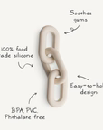 Mushie Links Teether