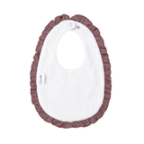RUFFLE SNAP BIB
