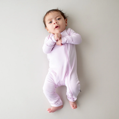 Zippered Romper in Thistle