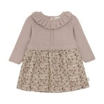 Knit Top Dress - Mauve Floral