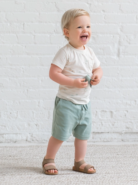 Organic Baby and Kids Dane Short - Jade