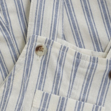 Stripe Overalls - Harbor